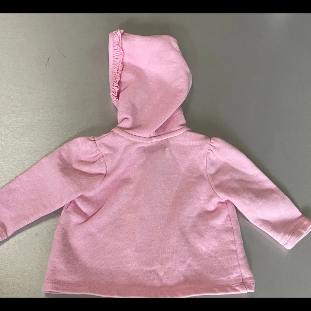 Ralph Lauren pink ruffle hoodie 3M